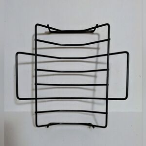 Black Metal Wire Rack 12 x 12 Kitchen Home Goods